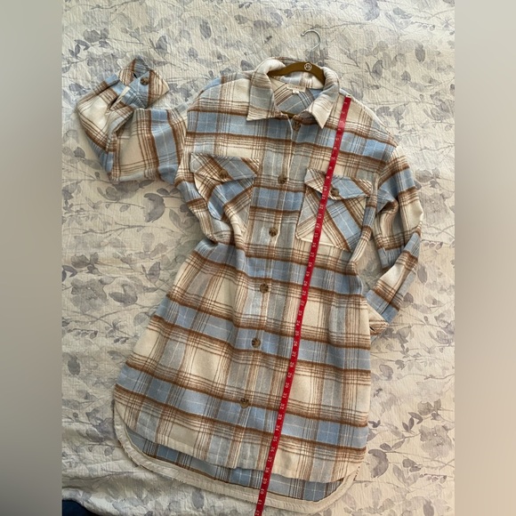 Long Flannel Shirt/Jacket XL - Picture 10 of 12